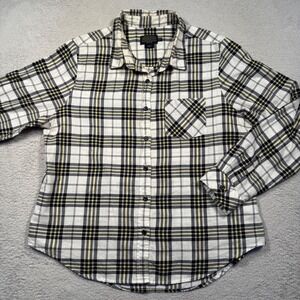 Pendleton‎ Women XL Petite Plaid Long Sleeve Button Up Shirt 100% Cotton